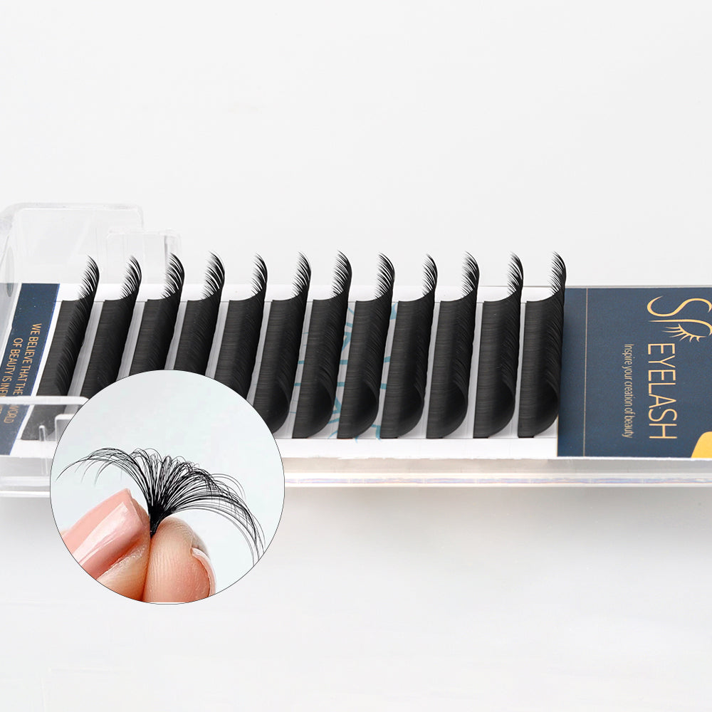Easy Fan Eyelash Extensions-Supporting samples