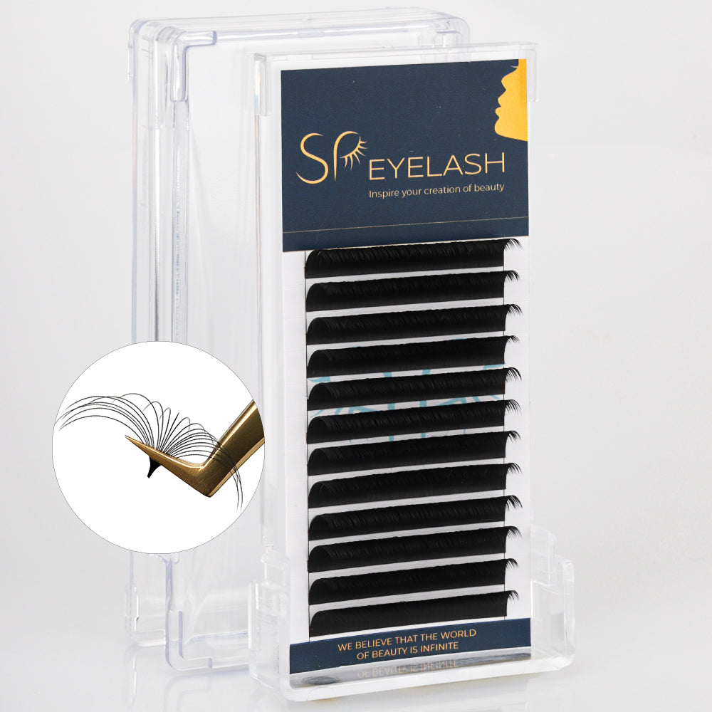 Easy Fan Eyelash Extensions-Supporting samples