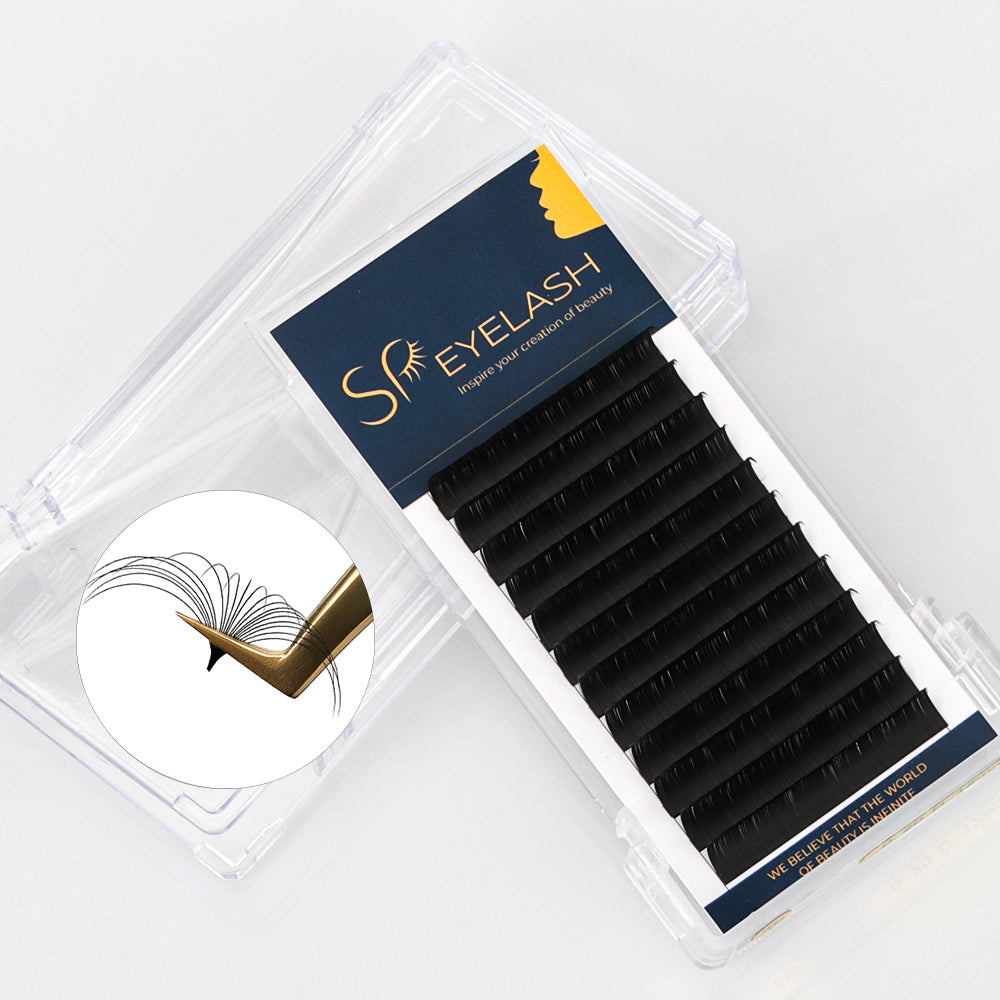 Easy Fan Eyelash Extensions-Supporting samples