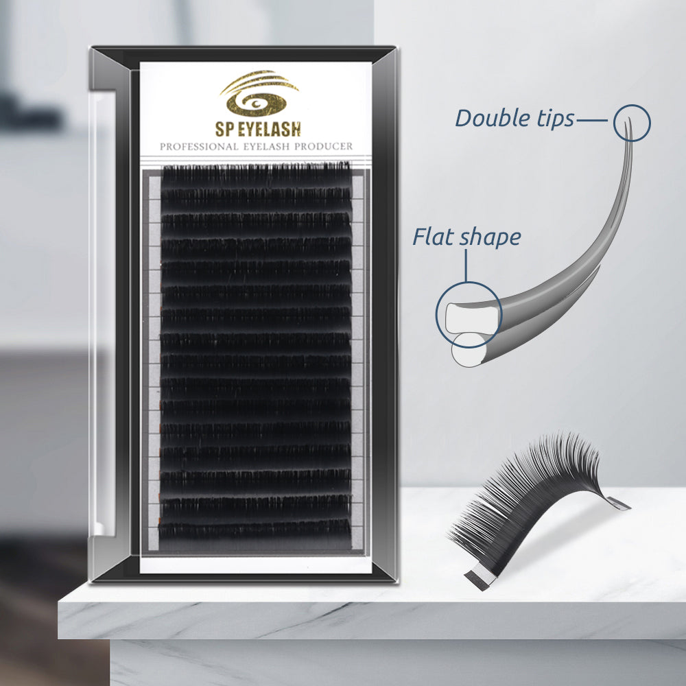 Flat Eyelash Extensions-0.15mmThickness