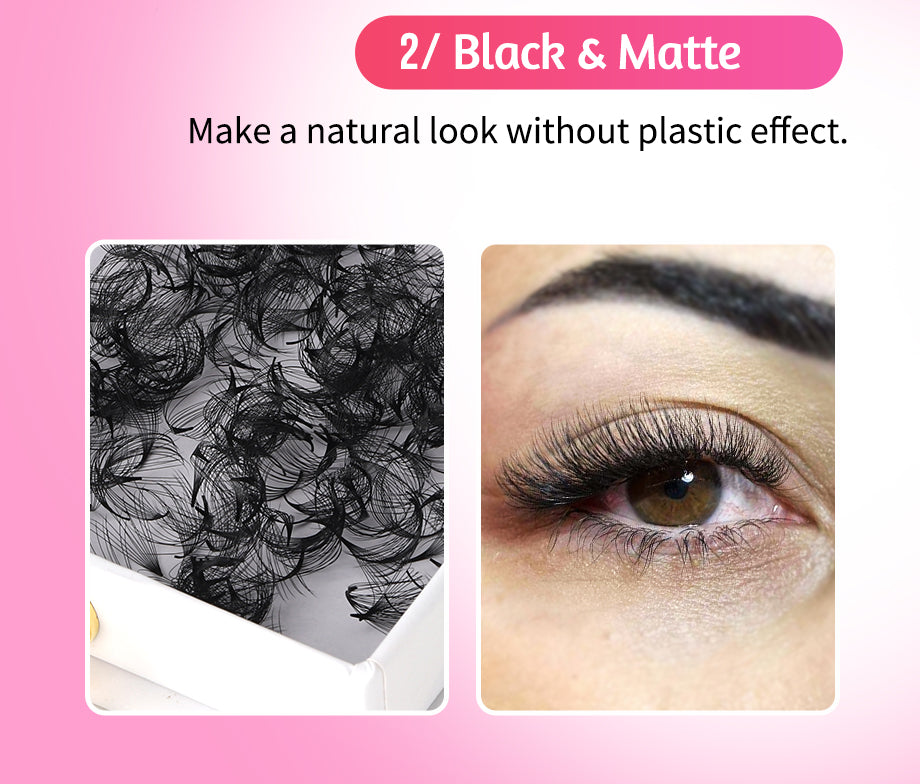 Promade Pointy Base Fan Lashes 3D