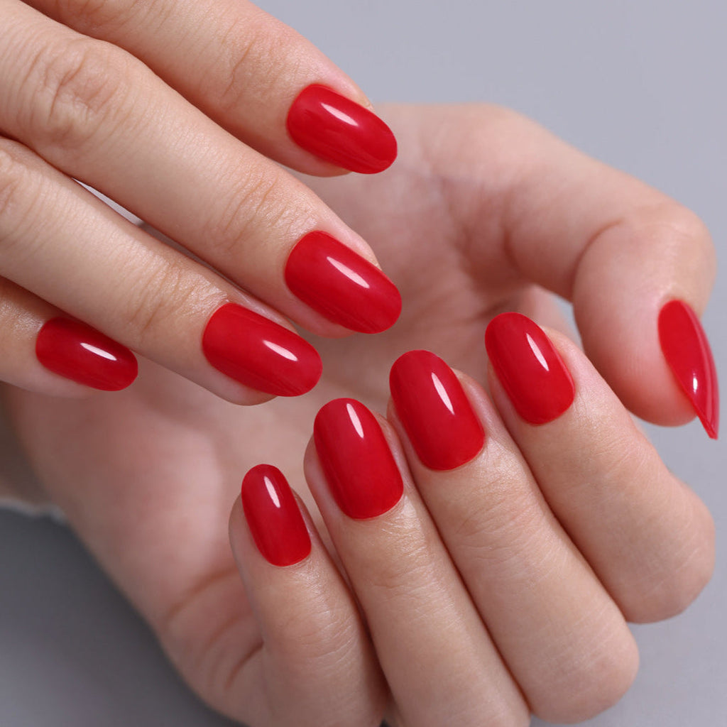 Gel Press On Nails 15 Sizes-30 Pcs XX_A306