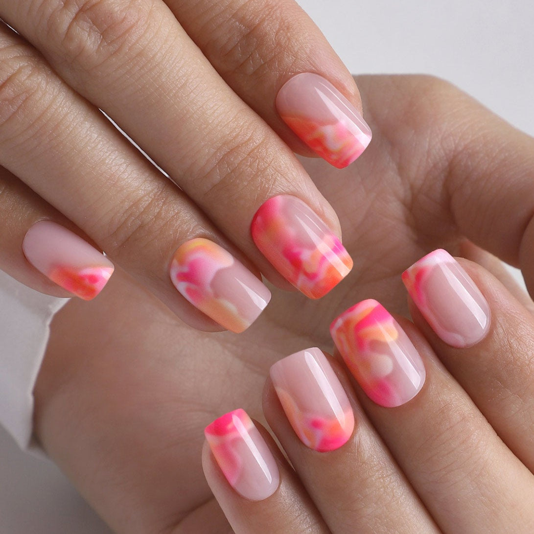 Gel Press On Nails 16 Sizes-32 Pcs Kit X004OJFCJD