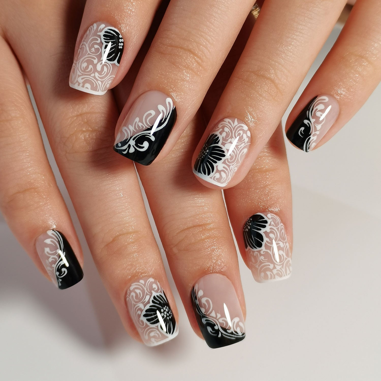 Gel Press On Nails 16 Sizes-32 Pcs Kit X004OTAA63