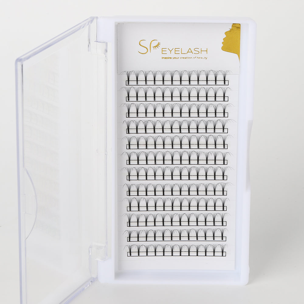 Premade Long Stem Fan Lashes 9D