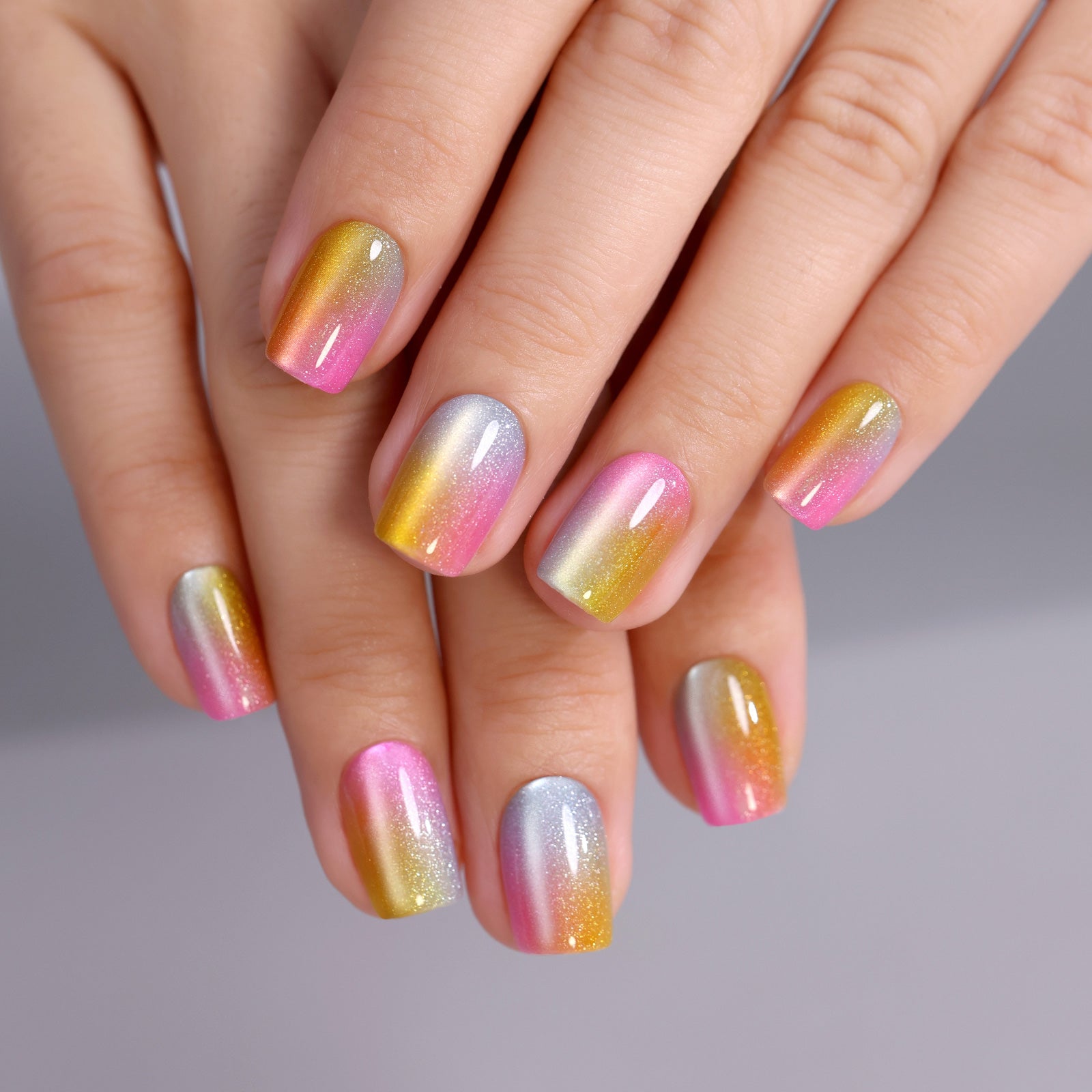 Gel Press On Nail 16 Sizes-32 Pcs Kit X004SHFGEH