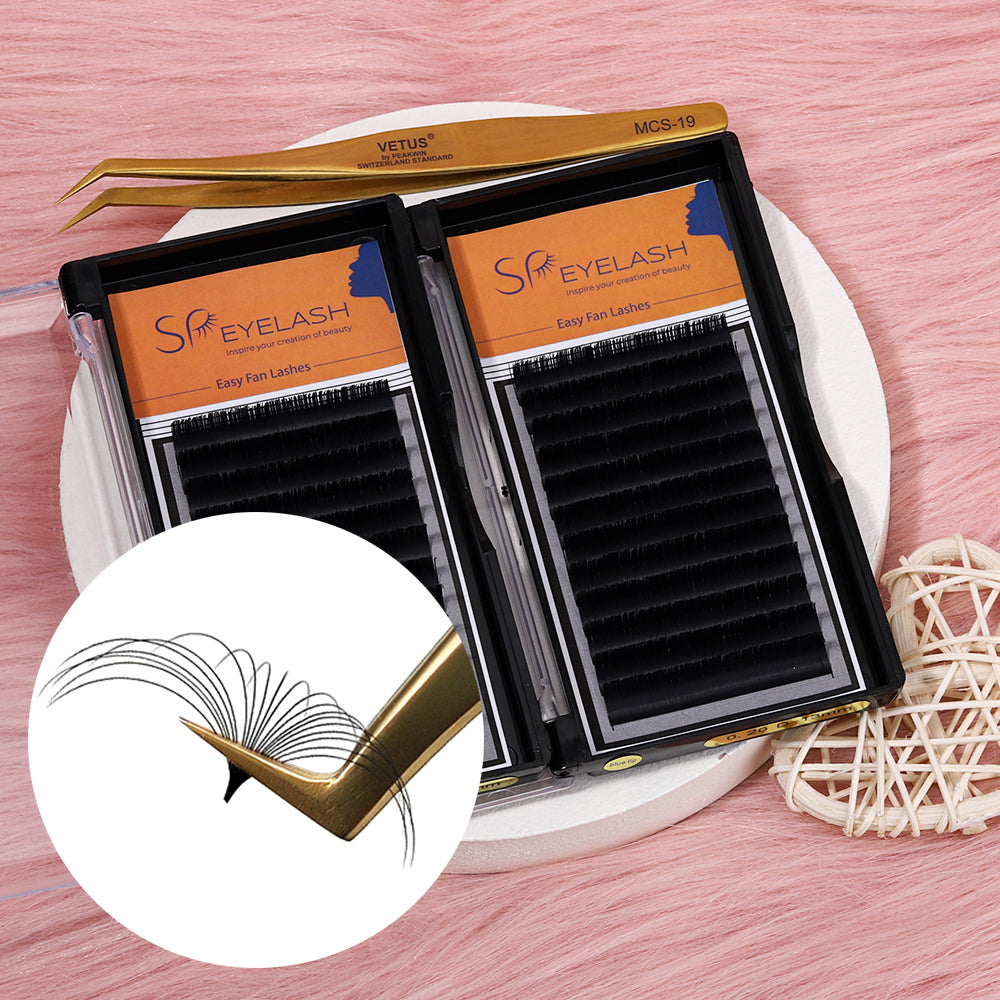 Easy Fan Eyelash Extensions