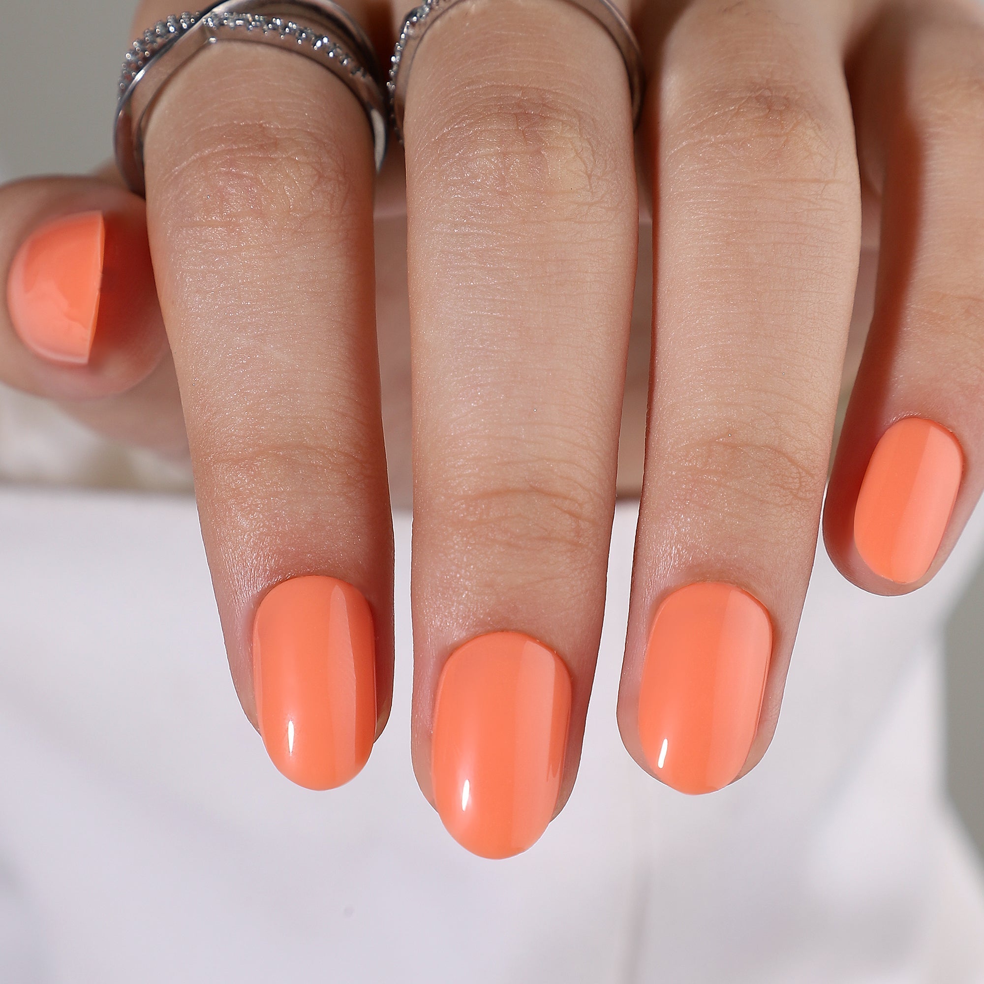 Gel Press On Nails 16 Sizes-32 Pcs Kit A444 MH-4