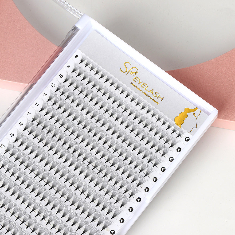 Promade Pointy Base Fan Lashes 14D