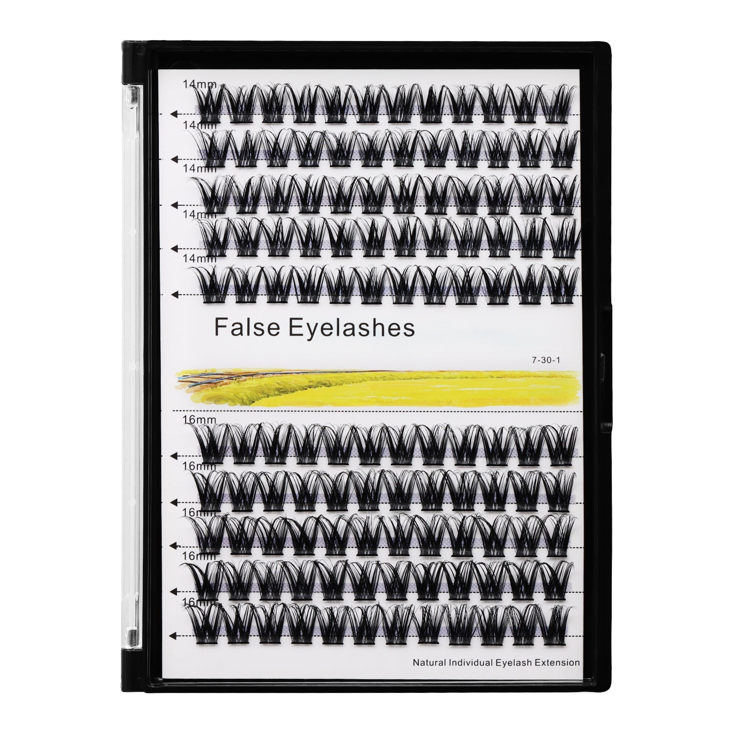 Bodermincer  D010# Lash Cluster Large Pack 8+10mm Mixed/10+12mm Mixed/12+14mm Mixed/14+16mm Mixed/16+18mm Mixed Pack C Curl/D Curl/DD Culr Natural Extensions Wispy Individual False Eyelashes Lash Clusters Lash Cluster Extensions