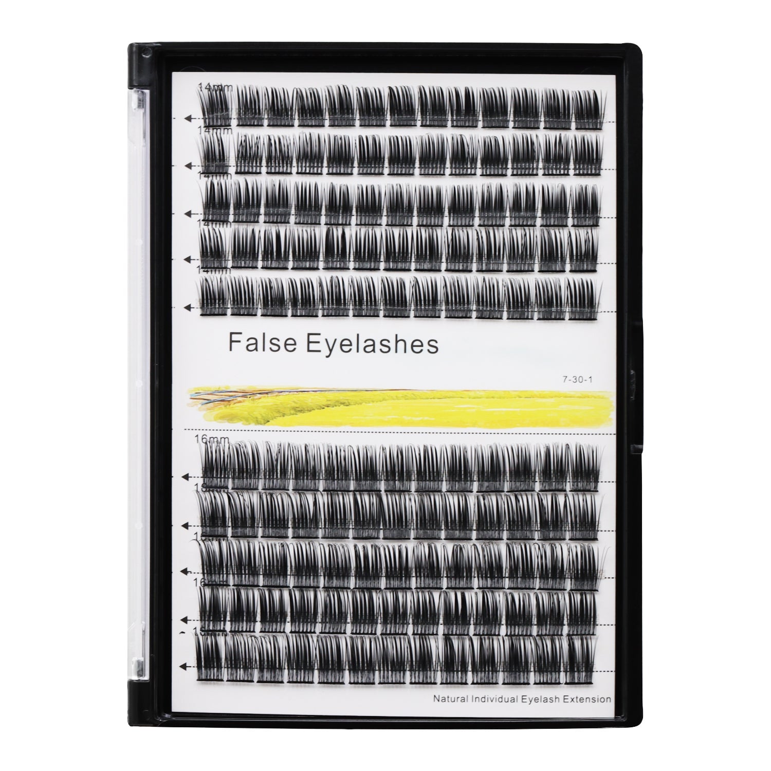 BODERMINCER M09# Lash Cluster Large Pack 8+10mm Mixed/10+12mm Mixed/12+14mm Mixed/14+16mm Mixed/16+18mm Mixed Pack C Curl/D Curl/DD Culr Natural Extensions Wispy Individual False Eyelashes Lash Clusters Lash Cluster Extensions