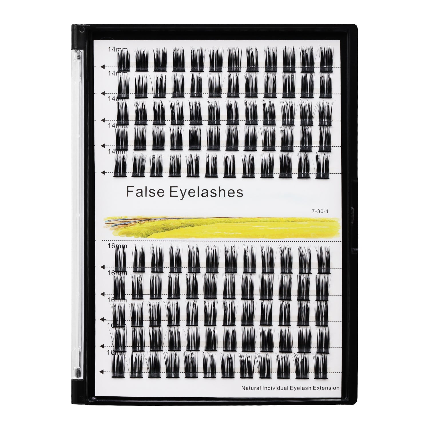 BODERMINCER D011# Lash Cluster Large Pack 8+10mm Mixed/10+12mm Mixed/12+14mm Mixed/14+16mm Mixed/16+18mm Mixed Pack C Curl/D Curl/DD Culr Natural Extensions Wispy Individual False Eyelashes Lash Clusters Lash Cluster Extensions