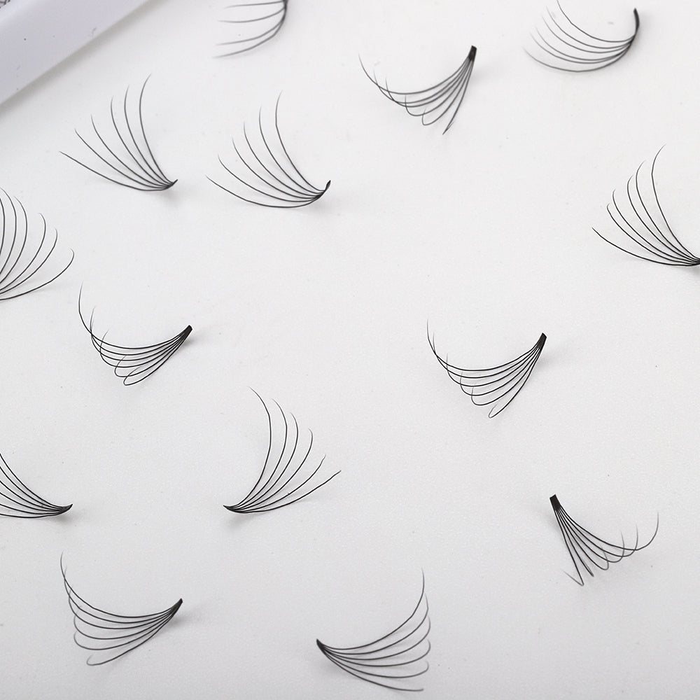 Premade Short Stem Loose Fan Lashes