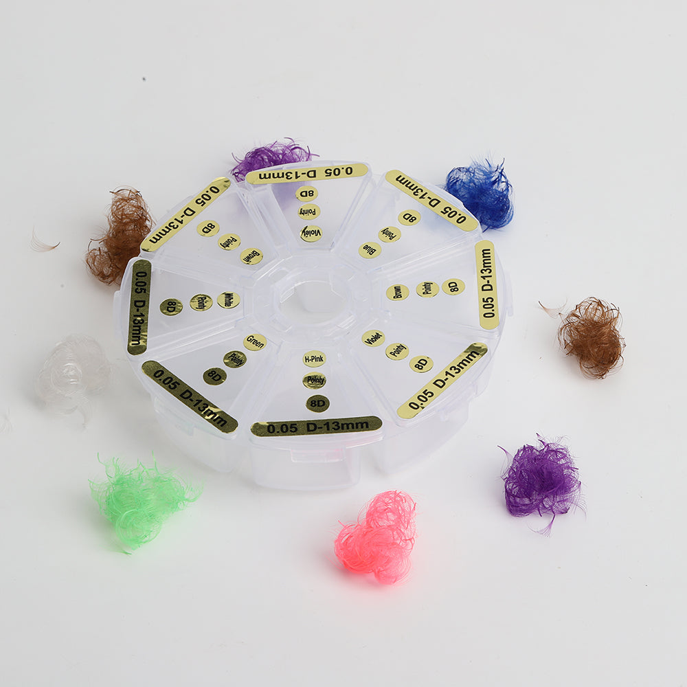 Pointy Base Color Loose Fan Lashes