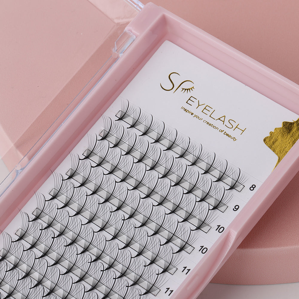 Wispy Promade Fan Lashes-9D