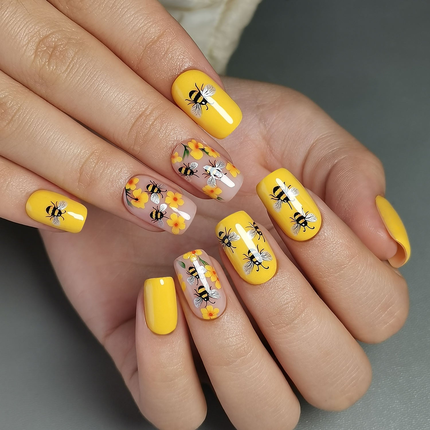Gel Press On Nails 16 Sizes-32 Pcs Kit X004LBNHAP