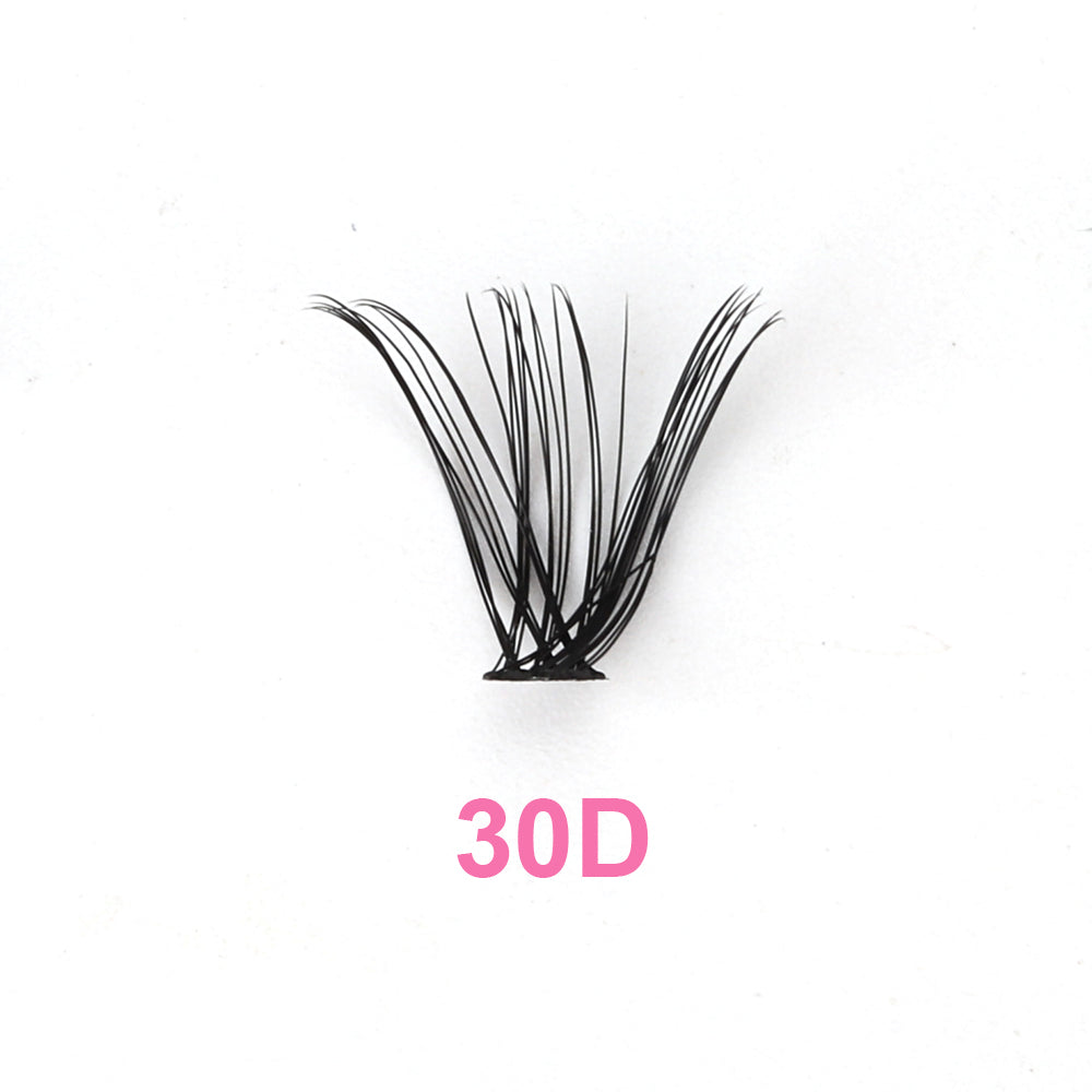 Heat Bonded Eyelash Extensions-30D