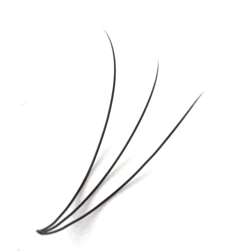 Premade Short Stem Fan Lashes 3D