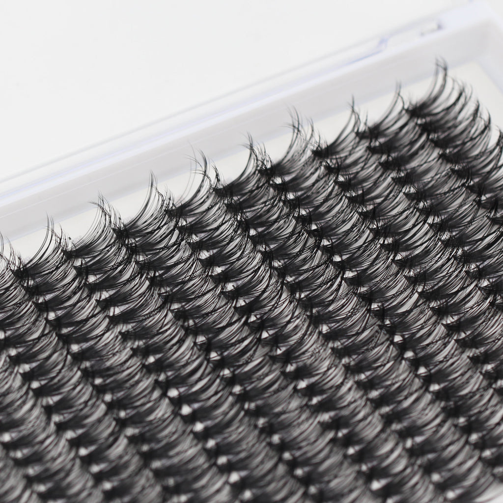 Bodermincer 40D Cluster to Choose Large Tray 240pcs D Curl 8-22mm to Choose Professional Makeup Individual Cluster EyeLashes Grafting Fake False Eyelashes Eyelash Extension Individual Eyelash Bunche