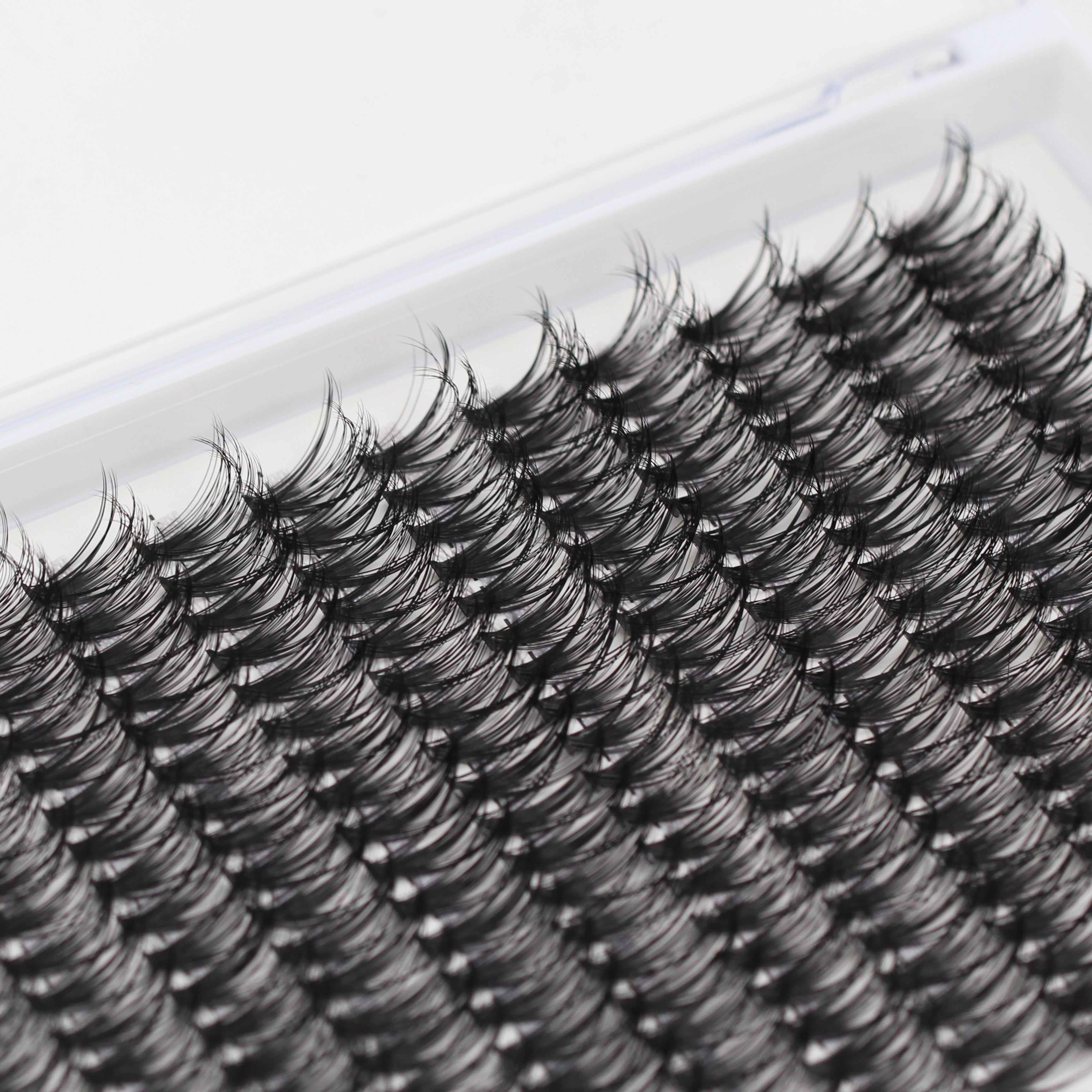 Bodermincer 40D Cluster to Choose Large Tray 240pcs D Curl 8-22mm to Choose Professional Makeup Individual Cluster EyeLashes Grafting Fake False Eyelashes Eyelash Extension Individual Eyelash Bunche