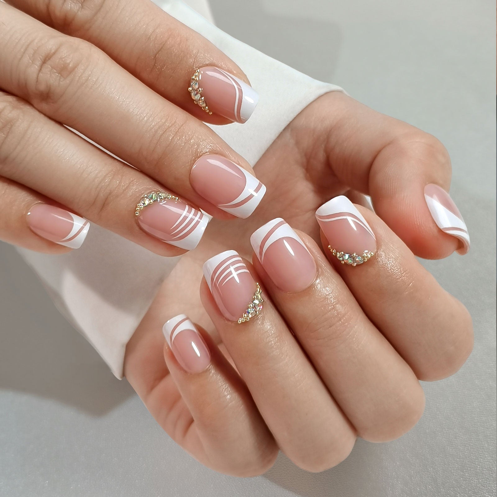 Gel Press On Nails 16 Sizes-32 Pcs Kit  X003TYHXJB