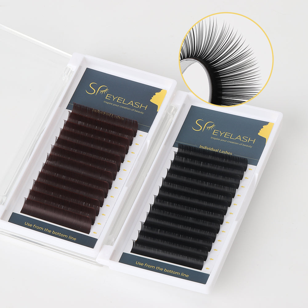 Camellia Eyelash Extensions-Chocolate color