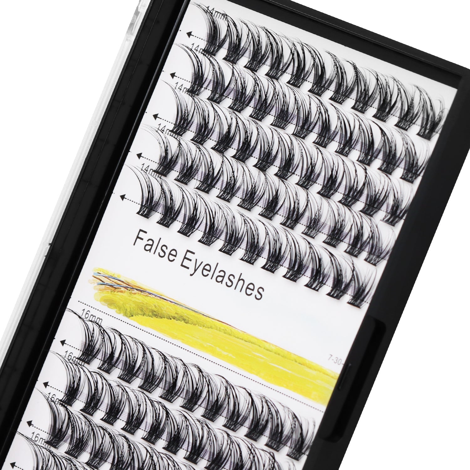 BODERMINCER M06# Lash Cluster Large Pack 8+10mm Mixed/10+12mm Mixed/12+14mm Mixed/14+16mm Mixed/16+18mm Mixed Pack C Curl/D Curl/DD Culr Natural Extensions Wispy Individual False Eyelashes Lash Clusters Lash Cluster Extensions