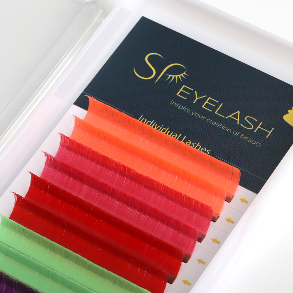 Colored Eyelash Extensions