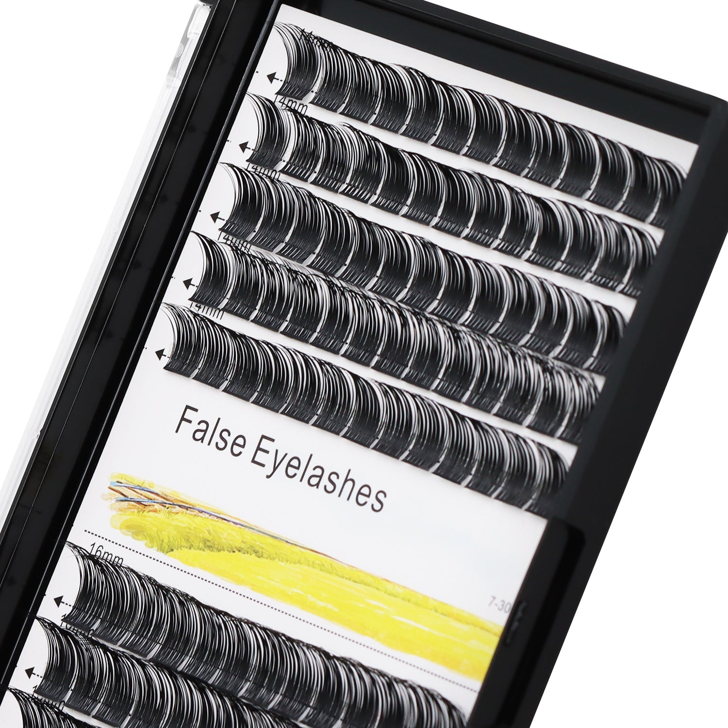 BODERMINCER M09# Lash Cluster Large Pack 8+10mm Mixed/10+12mm Mixed/12+14mm Mixed/14+16mm Mixed/16+18mm Mixed Pack C Curl/D Curl/DD Culr Natural Extensions Wispy Individual False Eyelashes Lash Clusters Lash Cluster Extensions
