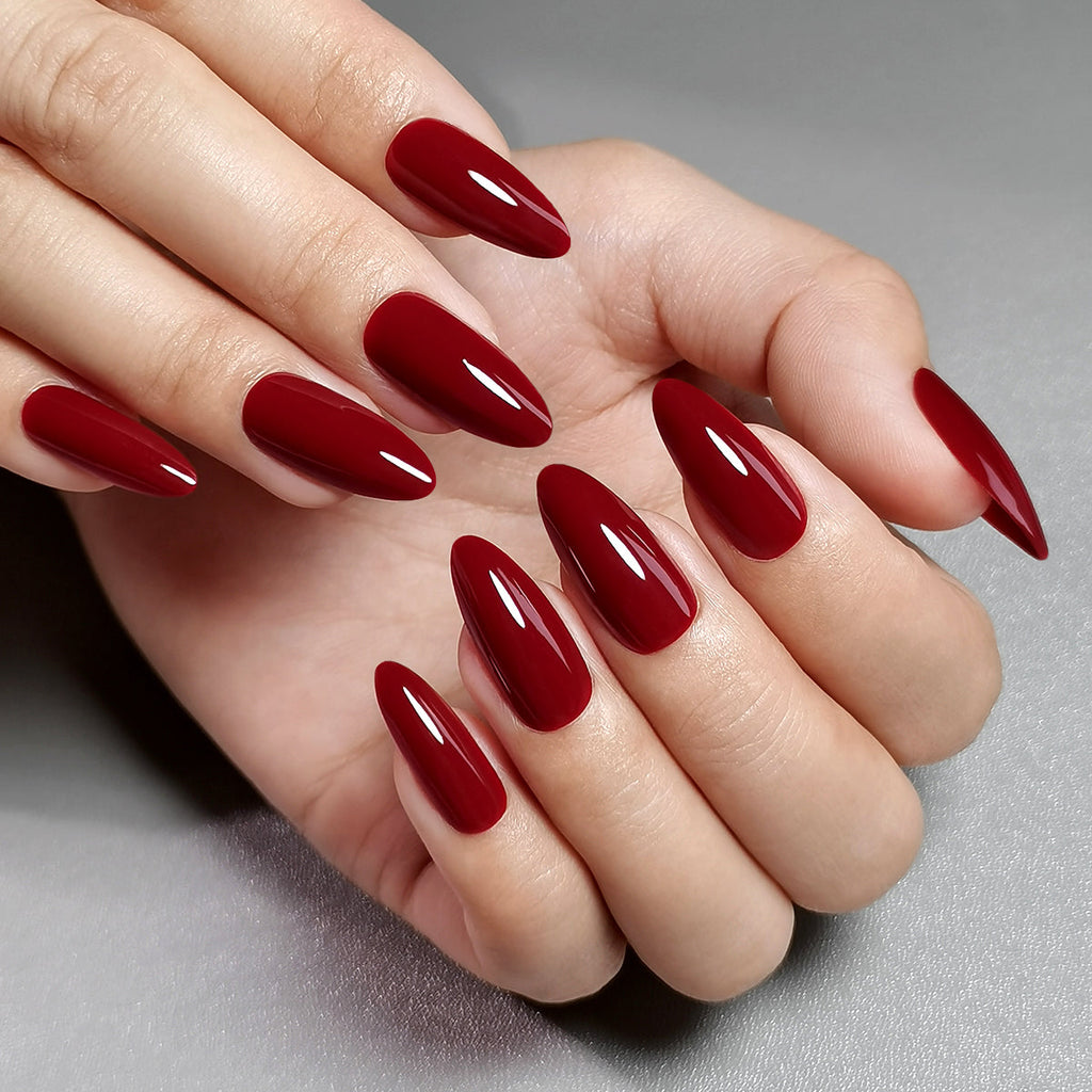 Gel Press On Nails 15 Sizes-30 Pcs XX_A392