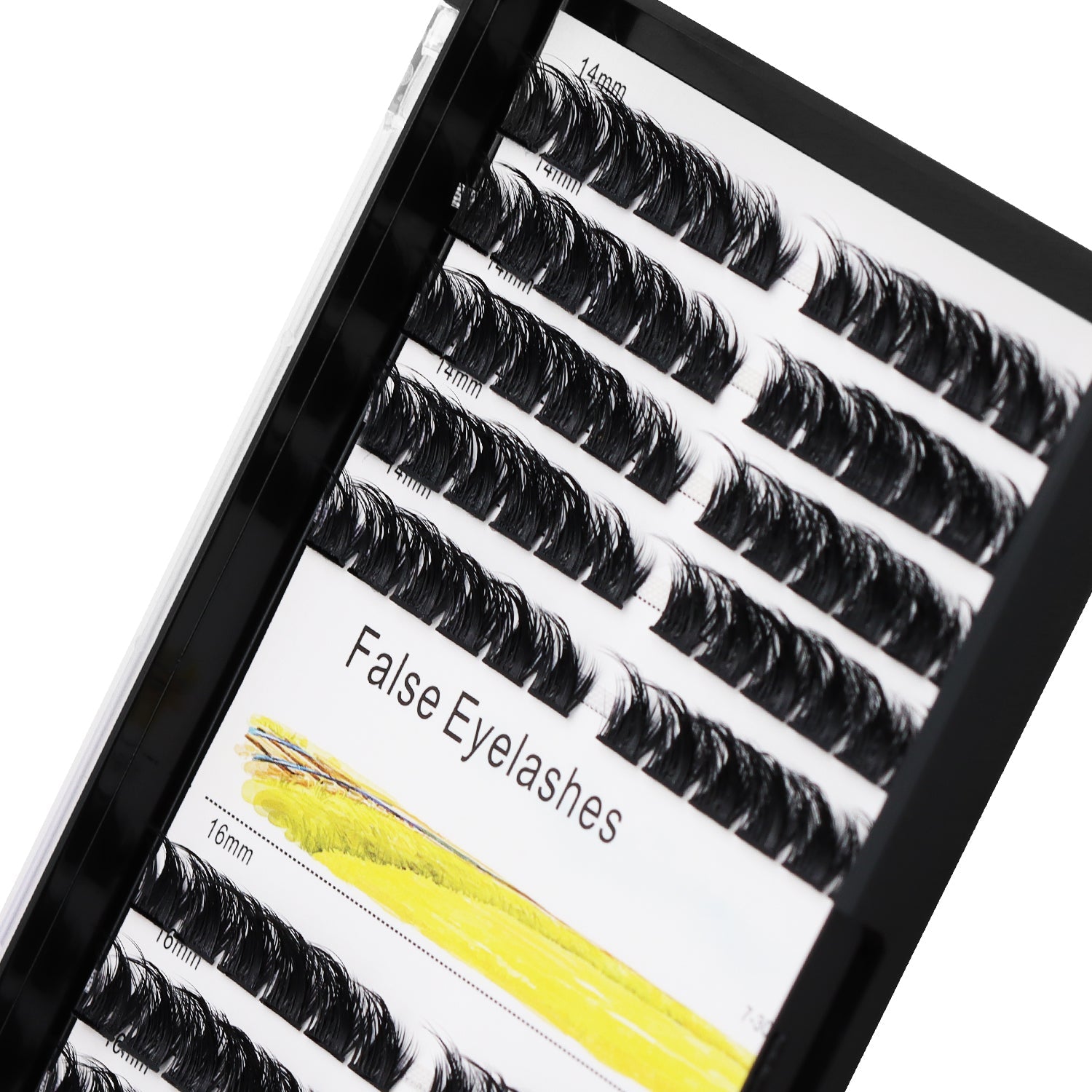 BODERMINCER X006# Lash Cluster 120pcs Large Pack 12+14mm Mixed/14+16mm Mixed/16+18mm Mixed Pack C Curl/D Curl/DD Culr Natural Extensions Wispy Individual False Eyelashes Lash Clusters Lash Cluster Extensions
