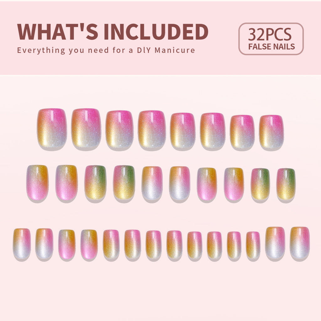 Gel Press On Nail 16 Sizes-32 Pcs Kit X004SHFGEH