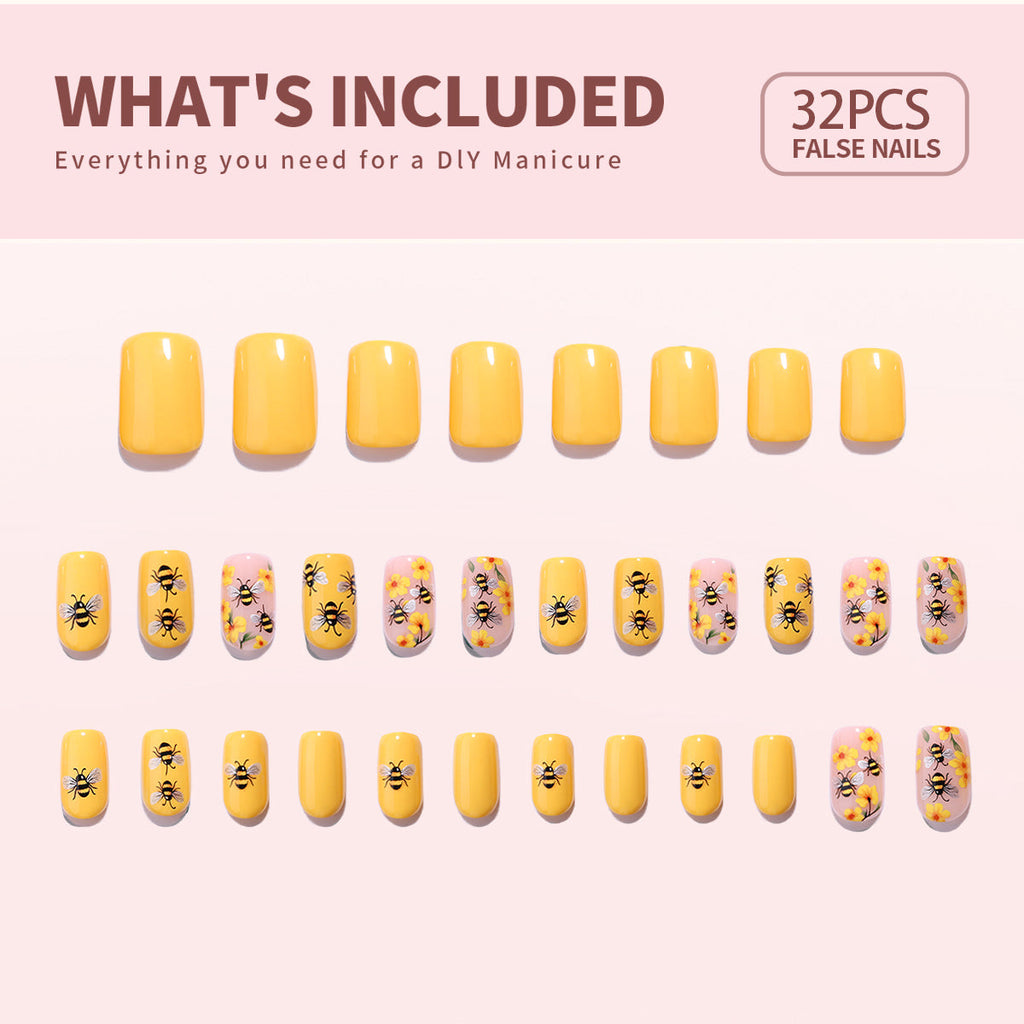 Gel Press On Nails 16 Sizes-32 Pcs Kit X004LBNHAP