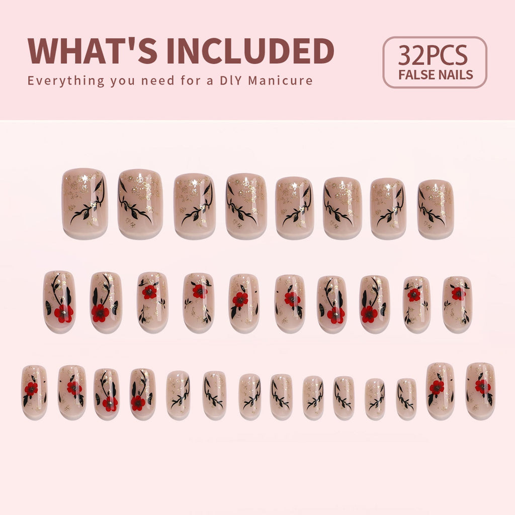 Gel Press On Nails 16 Sizes-32 Pcs Kit X004PR8VS3