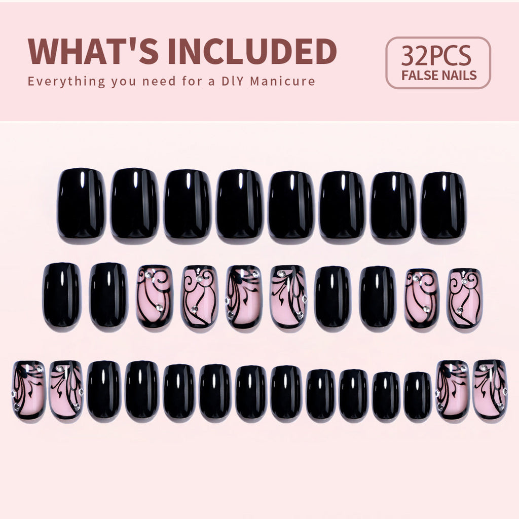 Gel Press On Nails 16 Sizes-32 Pcs Kit X004FXA5LX