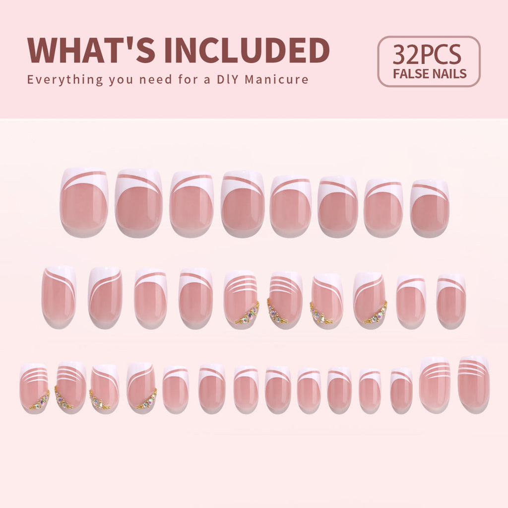 Gel Press On Nails 16 Sizes-32 Pcs Kit  X003TYHXJB