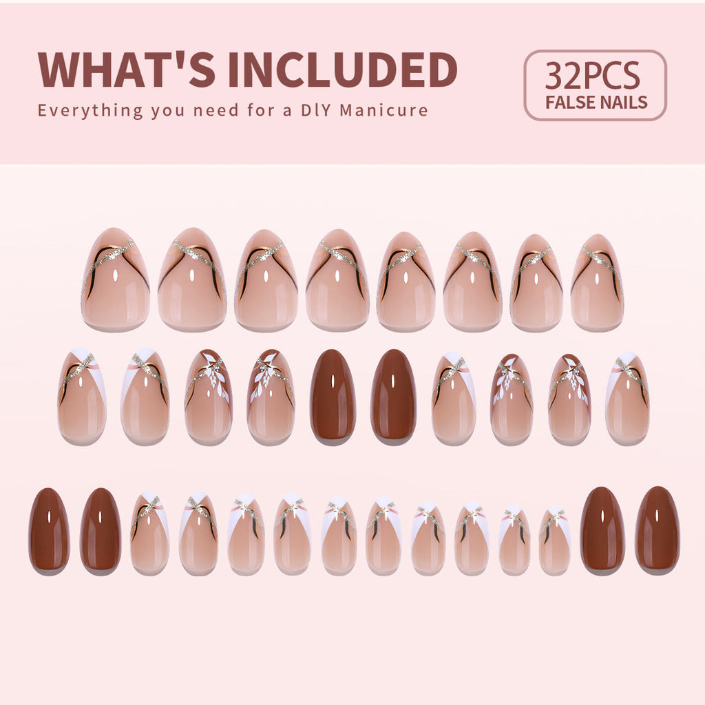 Gel Press On Nails 16 Sizes-32 Pcs Kit X004Q1LDQZ