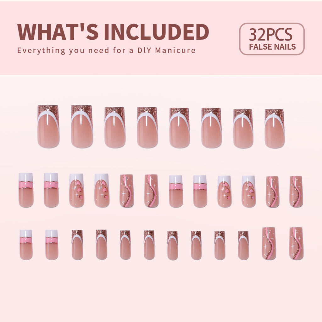Gel Press On Nails 16 Sizes-32 Pcs Kit X004LPXOL3