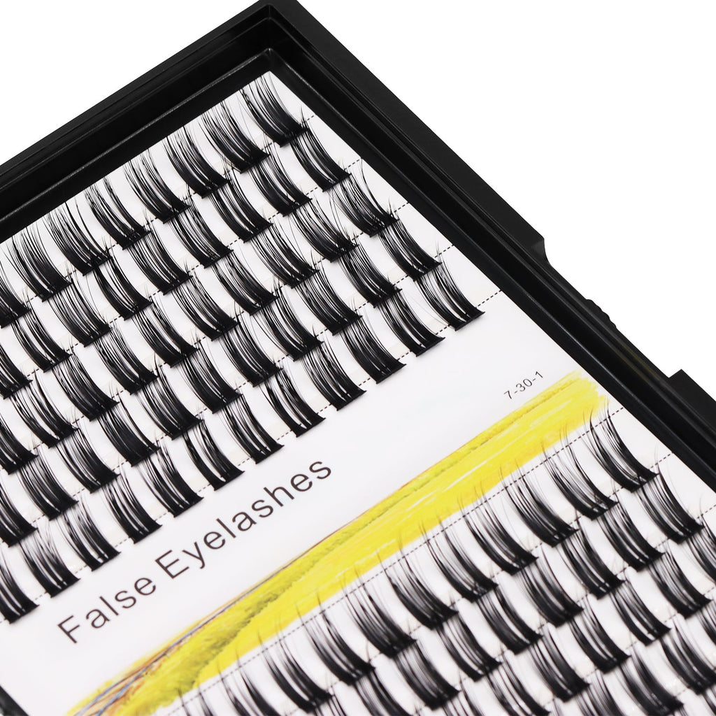 BODERMINCER D011# Lash Cluster Large Pack 8+10mm Mixed/10+12mm Mixed/12+14mm Mixed/14+16mm Mixed/16+18mm Mixed Pack C Curl/D Curl/DD Culr Natural Extensions Wispy Individual False Eyelashes Lash Clusters Lash Cluster Extensions