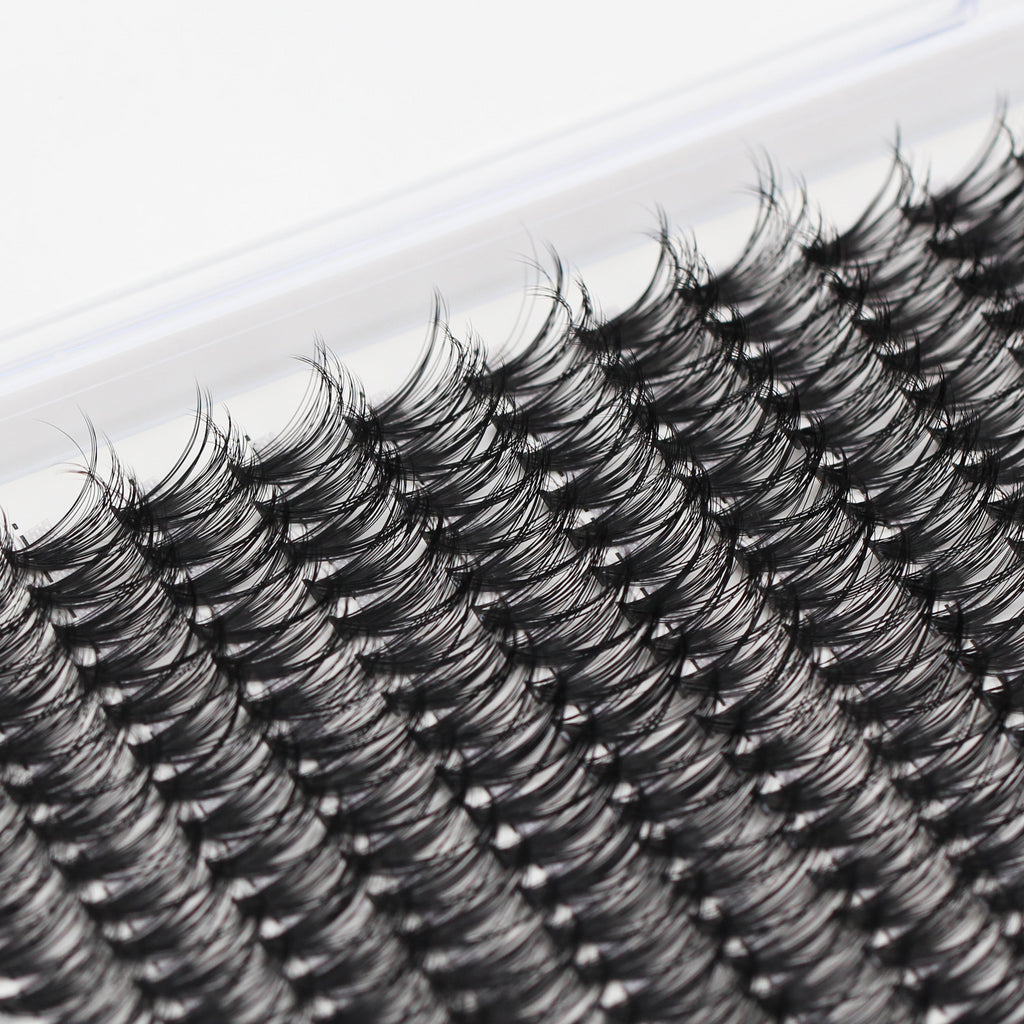 Bodermincer 40D Cluster to Choose Large Tray 240pcs D Curl 8-22mm to Choose Professional Makeup Individual Cluster EyeLashes Grafting Fake False Eyelashes Eyelash Extension Individual Eyelash Bunche