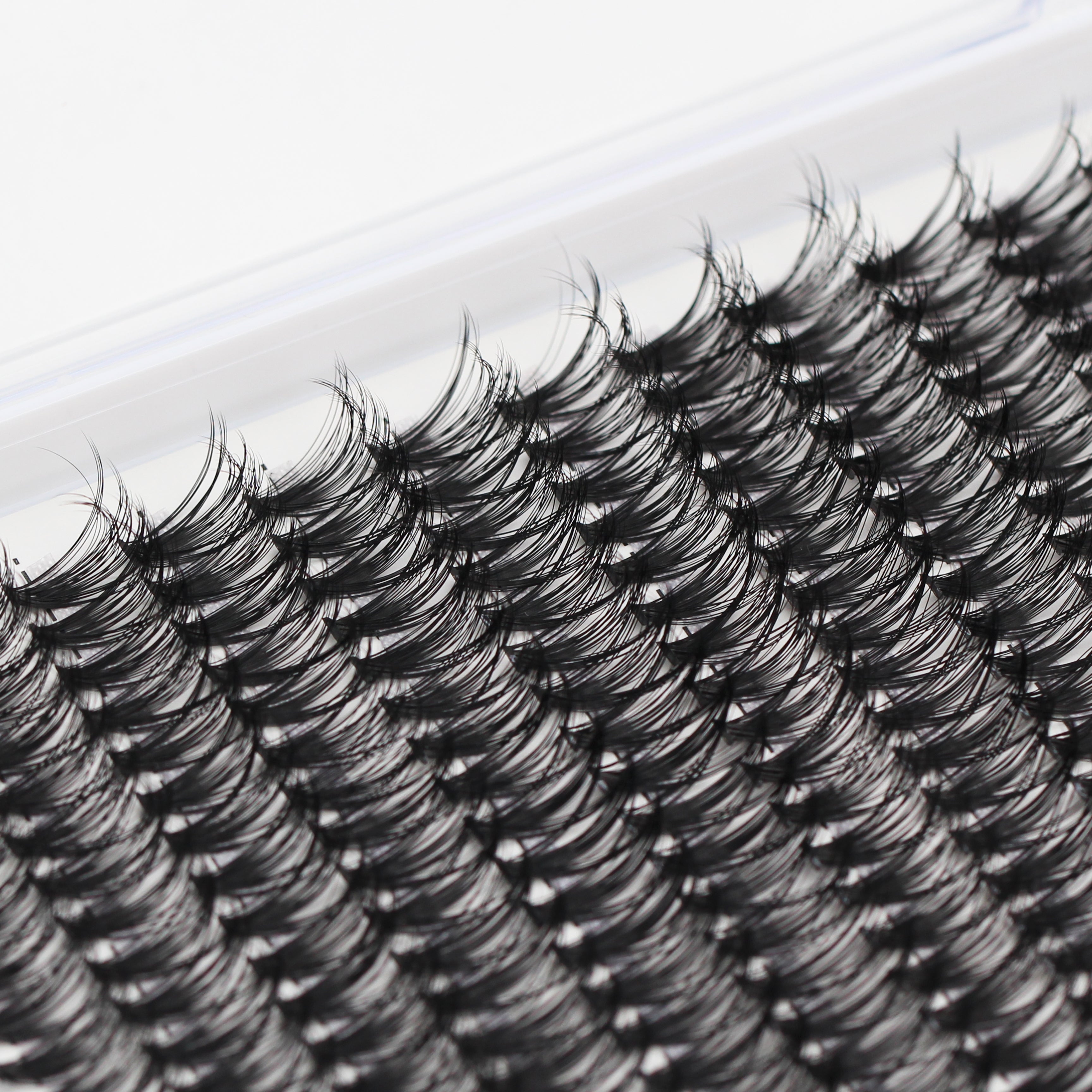 Bodermincer 40D Cluster to Choose Large Tray 240pcs D Curl 8-22mm to Choose Professional Makeup Individual Cluster EyeLashes Grafting Fake False Eyelashes Eyelash Extension Individual Eyelash Bunche