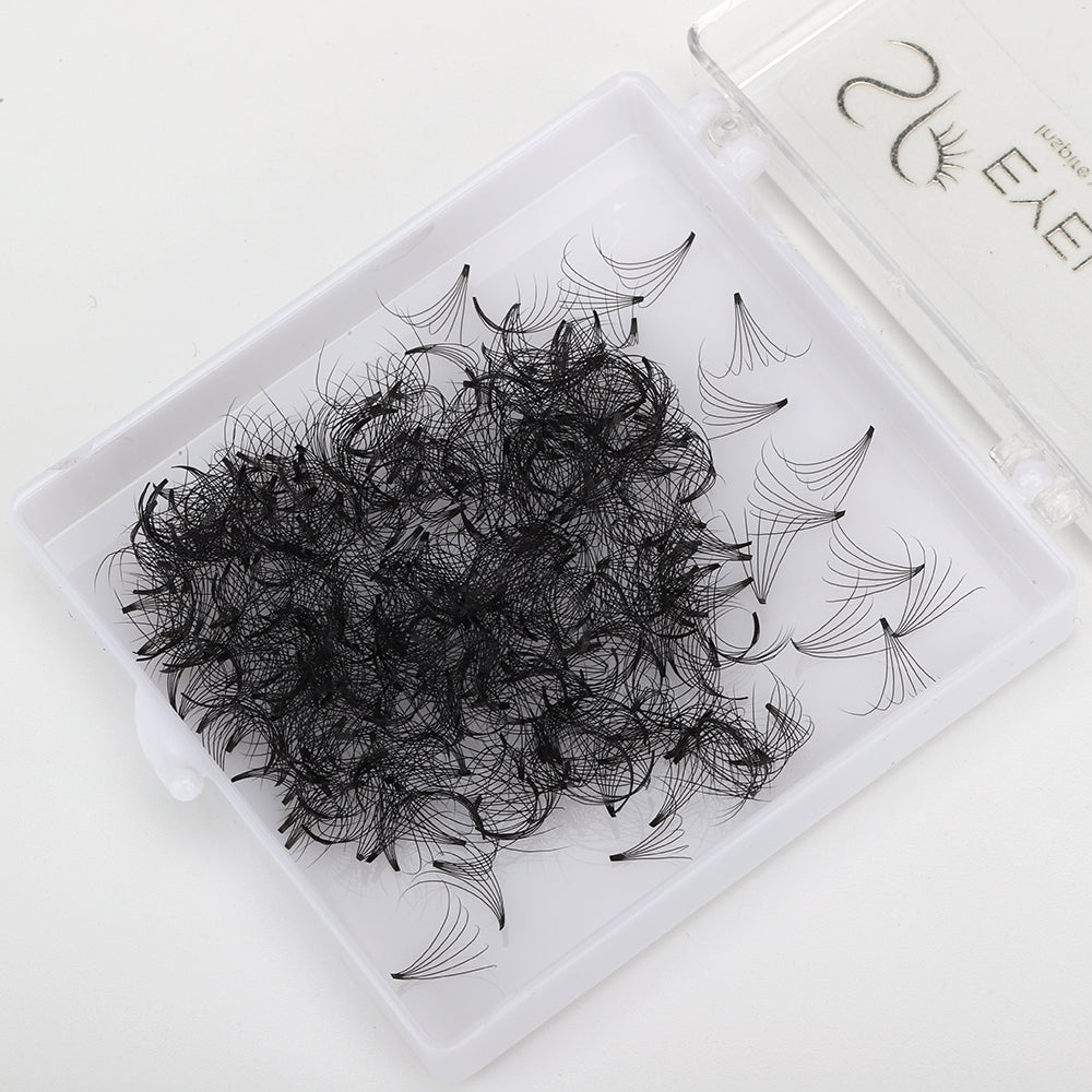 Premade Short Stem Loose Fan Lashes