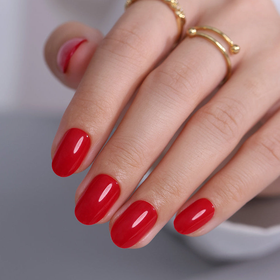 Gel Press On Nails 15 Sizes-30 Pcs XX_A306