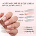 Sale Gel Press On Nails 16 Sizes-32 Pcs Kit A449 SH-4