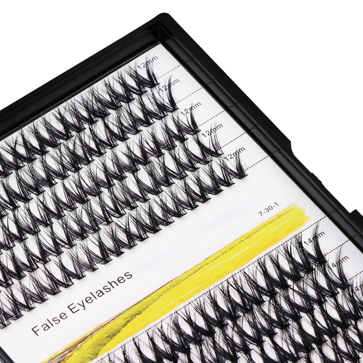 BODERMINCER MY008# Lash Cluster Large Pack 8+10mm Mixed/10+12mm Mixed/12+14mm Mixed/14+16mm Mixed/16+18mm Mixed Pack C Curl/D Curl/DD Culr Natural Extensions Wispy Individual False Eyelashes Lash Clusters Lash Cluster Extensions