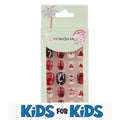 Sale Mini Press On Nails For Kids 24 Pcs KPN6-003