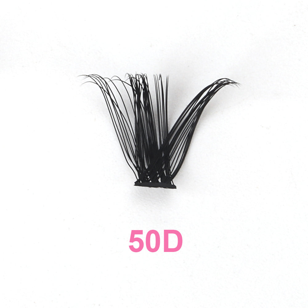 Heat Bonded Eyelash Extensions-50D