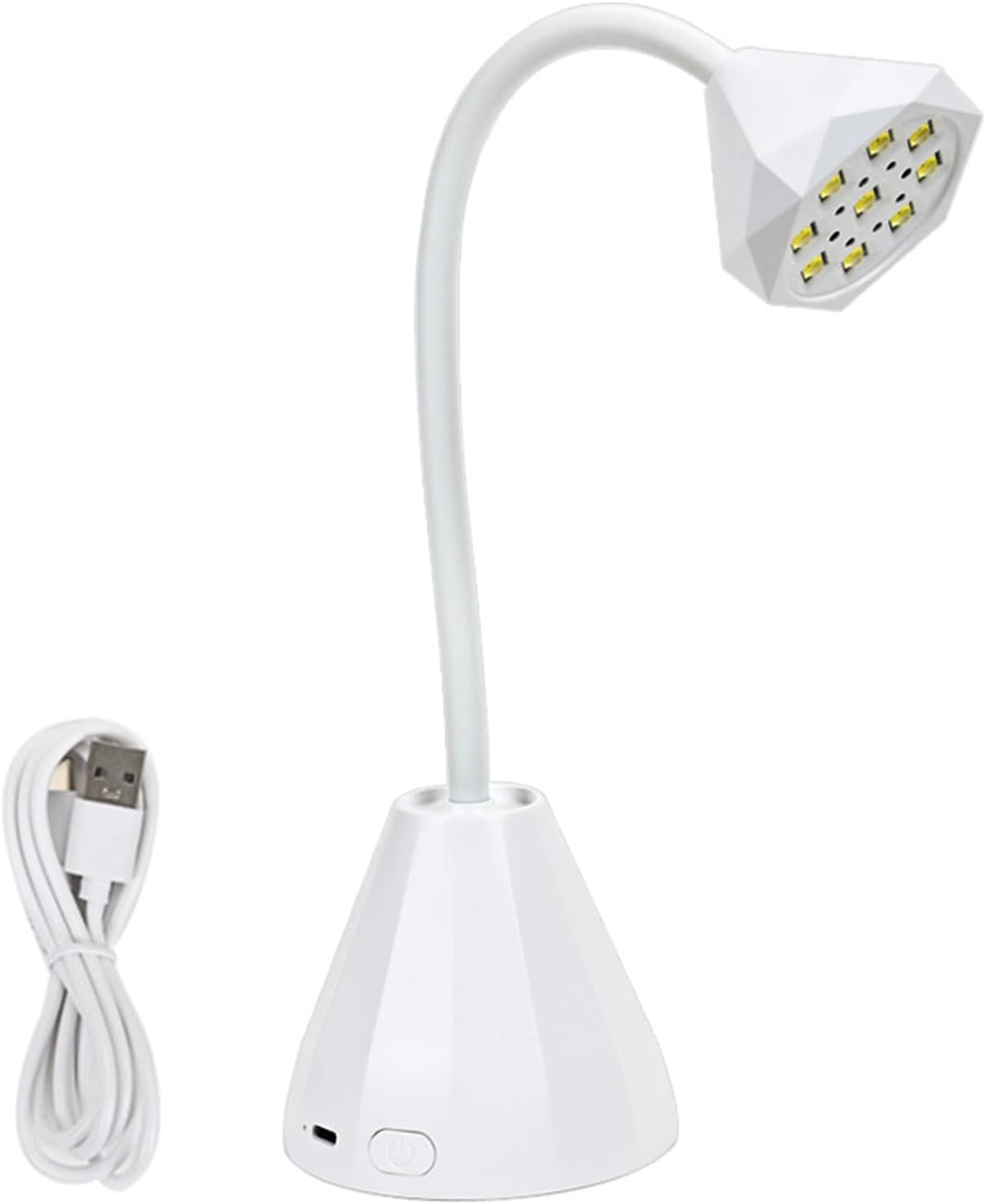 Goosenecks UV Light for Nails Art  Rechargeable