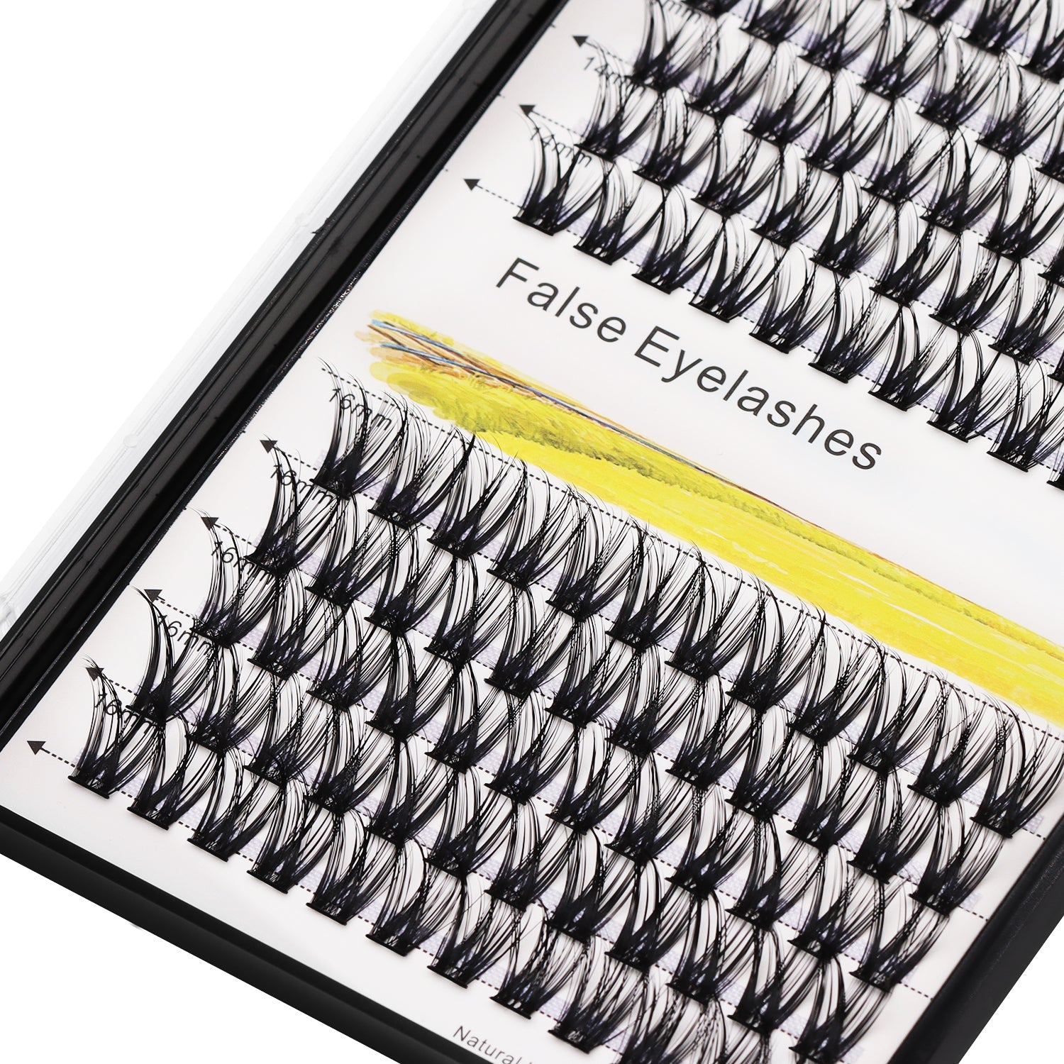 Bodermincer  D010# Lash Cluster Large Pack 8+10mm Mixed/10+12mm Mixed/12+14mm Mixed/14+16mm Mixed/16+18mm Mixed Pack C Curl/D Curl/DD Culr Natural Extensions Wispy Individual False Eyelashes Lash Clusters Lash Cluster Extensions