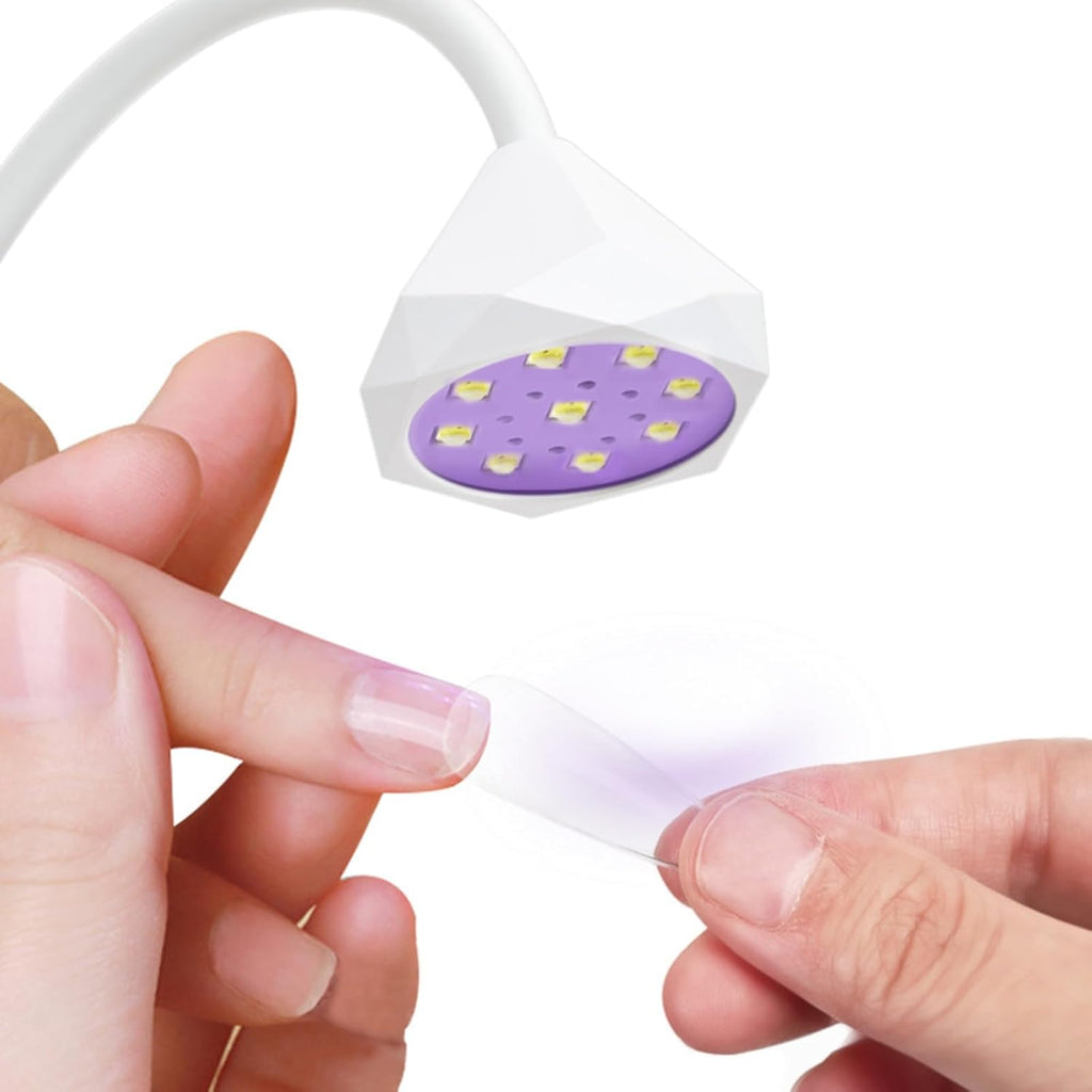 Goosenecks UV Light for Nails Art  Rechargeable
